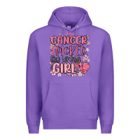 Purple cancer picked the wrong girl malia Premium Hoodie - MaliasSmallBusiness