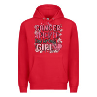 Red cancer picked the wrong girl malia Premium Hoodie - MaliasSmallBusiness