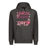 Smoke cancer picked the wrong girl malia Premium Hoodie - MaliasSmallBusiness