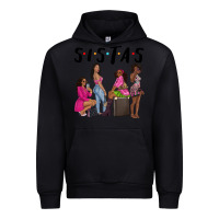 Black sista sisters afro black women Urban Hoodie - NancyCooperArtShop