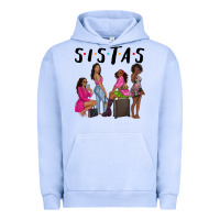 Pigment Grape Ice sista sisters afro black women Urban Hoodie - NancyCooperArtShop