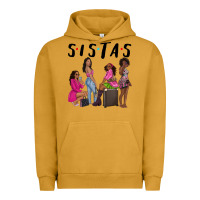 Pigment Peanut Butter sista sisters afro black women Urban Hoodie - NancyCooperArtShop