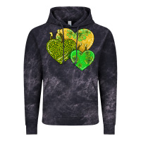 Cloud Black st patricks day hearts Vintage Hoodie - AdoDesignShop