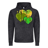Vintage Black st patricks day hearts Vintage Hoodie - AdoDesignShop