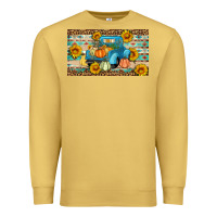 Antique Gold Fall truck sunflowers Premium Sweatshirt - Artiststas