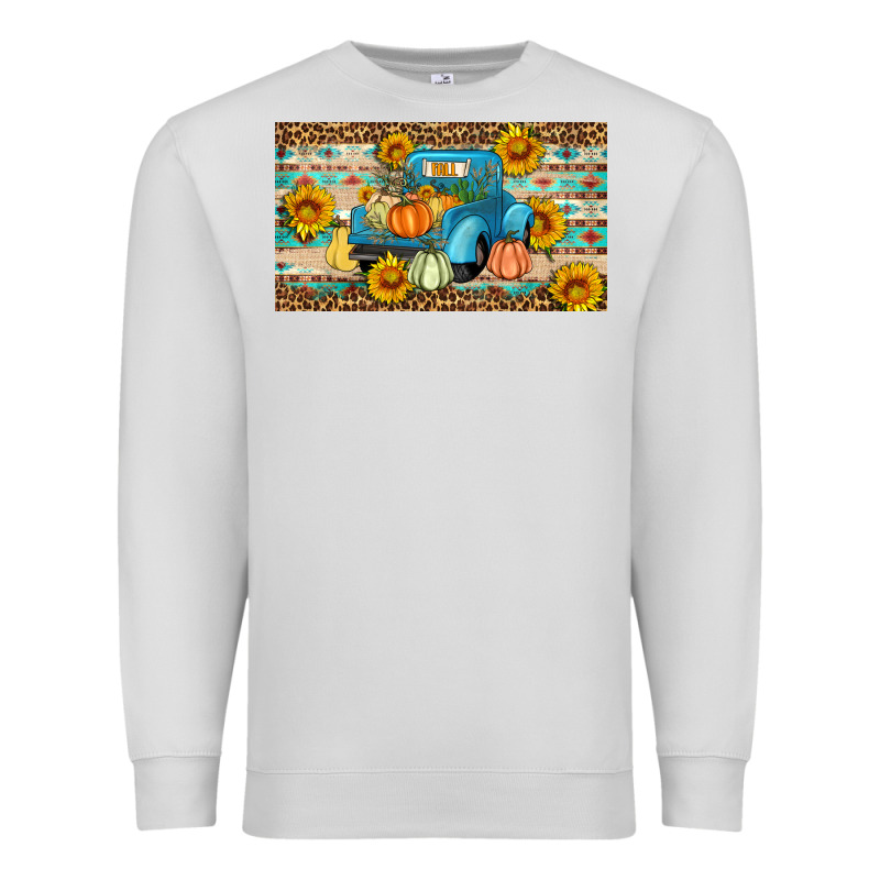 Fall Truck Sunflowers Premium Sweatshirt by Artiststas | Teevron