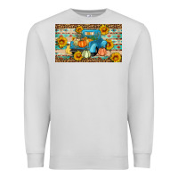 Dove Grey Fall truck sunflowers Premium Sweatshirt - Artiststas