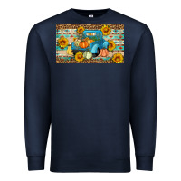 Navy Fall truck sunflowers Premium Sweatshirt - Artiststas