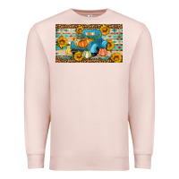 Pale Pink Fall truck sunflowers Premium Sweatshirt - Artiststas