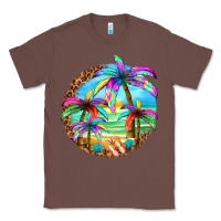 Chestnut summer colorful palms Classic Tee - texasbilliewilder
