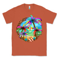Copper summer colorful palms Classic Tee - texasbilliewilder