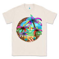 Natural summer colorful palms Classic Tee - texasbilliewilder