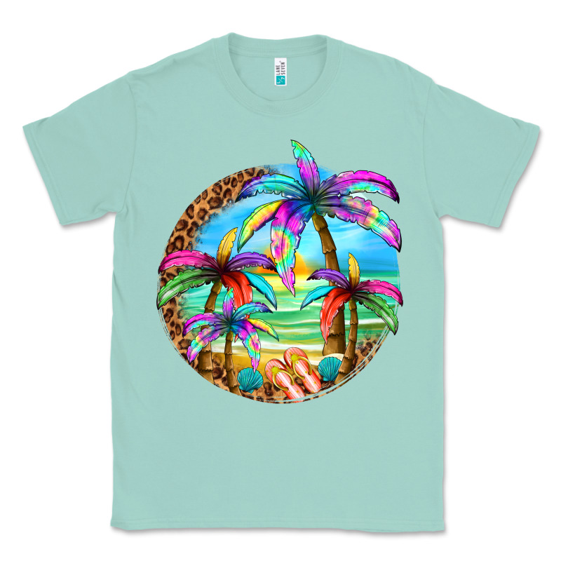 Summer Colorful Palms Classic Tee by texasbilliewilder | Teevron