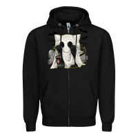 Black Ghost Cat Zipper Hoodie - texasbilliewilder