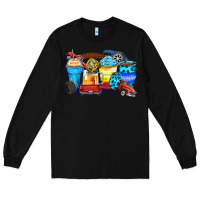 Black truck coffee cups Long Sleeve Tee - Zillion Design Studio
