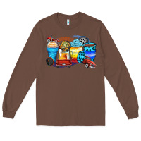 Chestnut truck coffee cups Long Sleeve Tee - Zillion Design Studio