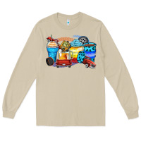 Mushroom truck coffee cups Long Sleeve Tee - Zillion Design Studio