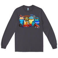Smoke truck coffee cups Long Sleeve Tee - Zillion Design Studio