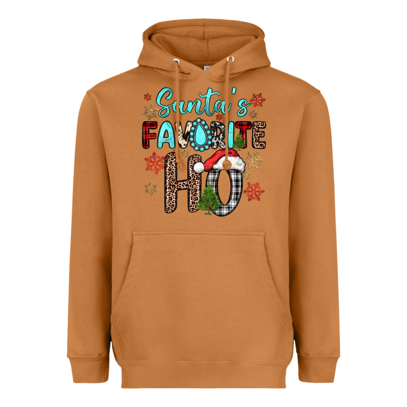 Santa S Favorite Ho Heavyweight Hoodie by JahusDesignShop | Teevron