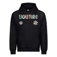Black you are enough Urban Hoodie - MaliasSmallBusiness