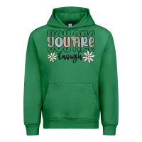 Emerald you are enough Urban Hoodie - MaliasSmallBusiness