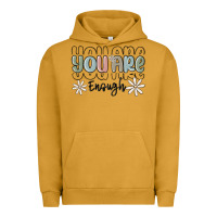 Pigment Peanut Butter you are enough Urban Hoodie - MaliasSmallBusiness