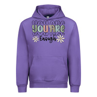 Tulip you are enough Urban Hoodie - MaliasSmallBusiness