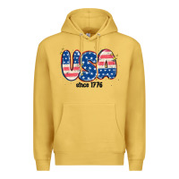 Antique Gold usa since 1776 Premium Hoodie - MaliasSmallBusiness
