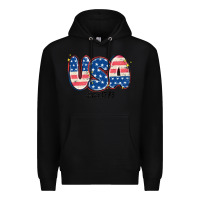 Black usa since 1776 Premium Hoodie - MaliasSmallBusiness