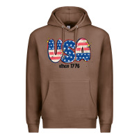 Chestnut usa since 1776 Premium Hoodie - MaliasSmallBusiness