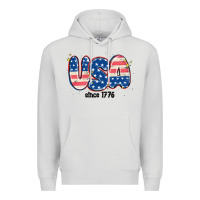 Dove Grey usa since 1776 Premium Hoodie - MaliasSmallBusiness