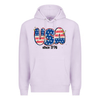 Lilac usa since 1776 Premium Hoodie - MaliasSmallBusiness