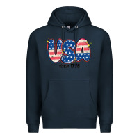 Navy usa since 1776 Premium Hoodie - MaliasSmallBusiness