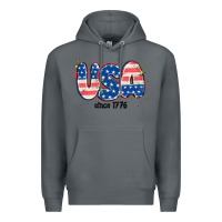Rock usa since 1776 Premium Hoodie - MaliasSmallBusiness