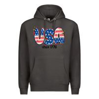 Smoke usa since 1776 Premium Hoodie - MaliasSmallBusiness