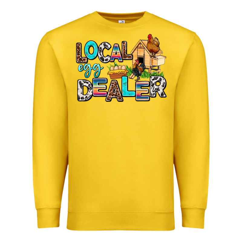 Local Egg Dealer Premium Sweatshirt by AdoDesignShop | Teevron