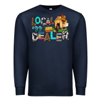 Navy Local egg dealer Premium Sweatshirt - AdoDesignShop