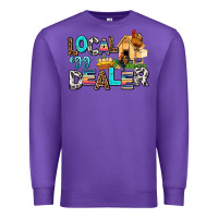 Purple Local egg dealer Premium Sweatshirt - AdoDesignShop