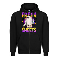 Black Freak In The Sheets Zipper Hoodie - texasbilliewilder