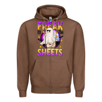 Chestnut Freak In The Sheets Zipper Hoodie - texasbilliewilder
