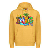 Mustard love puerto rico Premium Hoodie - AdoDesignShop