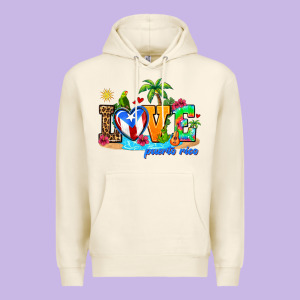 Love Puerto Rico Premium Hoodie Designed By Adodesignshop