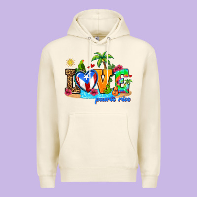 Love Puerto Rico Premium Hoodie Designed By Adodesignshop