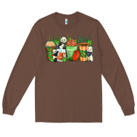 Chestnut panda coffee cups Long Sleeve Tee - Zillion Design Studio