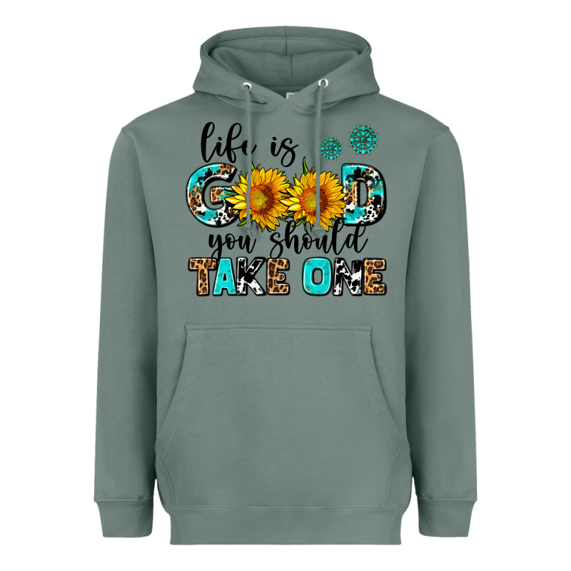 Life Is Good You Should Get One Heavyweight Hoodie by AdoDesignShop | Teevron