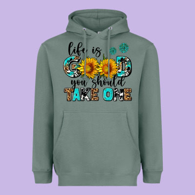Life Is Good You Should Get One Heavyweight Hoodie Designed By Adodesignshop