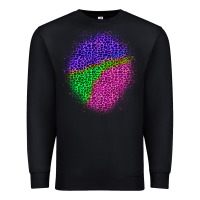 Black halloween leopard patch 1 Premium Sweatshirt - BundleAndBundleShop