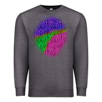 Charcoal Heather halloween leopard patch 1 Premium Sweatshirt - BundleAndBundleShop