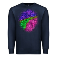 Navy halloween leopard patch 1 Premium Sweatshirt - BundleAndBundleShop