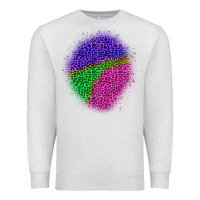 Oatmeal Heather halloween leopard patch 1 Premium Sweatshirt - BundleAndBundleShop